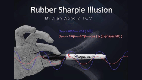 Rubber Sharpie Illusion par Alan Wong et TCC