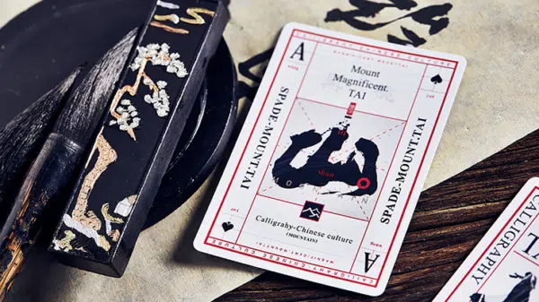 Mountain Wang Yue - Jeu de cartes - Rouge – Image 3