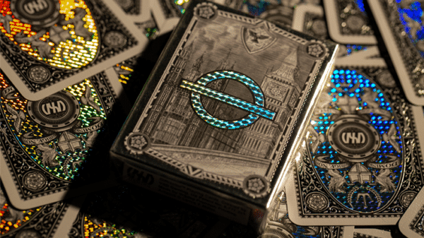 London Diffractor Jeux de cartes silver