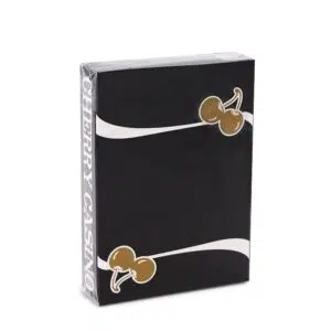 MIMI PRIX - EN STOCK 132 Cherry casino - Jeu de cartes noir et doré