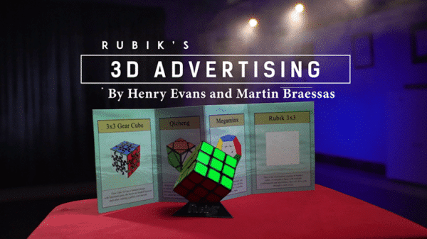 Rubiks Cube 3D Advertising par Henry Evans et Martin Braessas