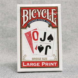 Format bridge Jeu de cartes Bicycle Impression large