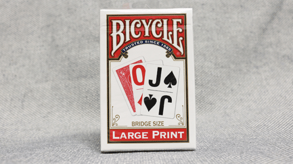 Format bridge Jeu de cartes Bicycle Impression large