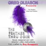 Feather Thru Coin (Quarter) von Roy Kueppers