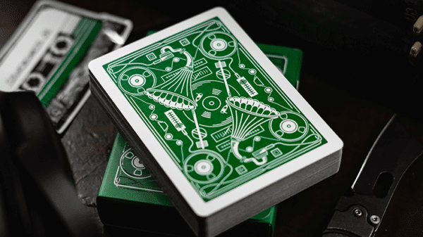 Soundboards V4 Green Edition Playing Cards by03