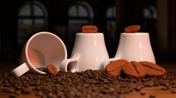 Amazing Coffee Cups and Beans par Adam Wilber 1