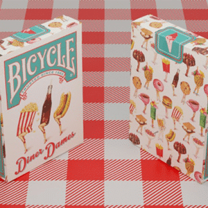 Diner Dames Jeu de cartes Bicycle par Kelly Gilleran