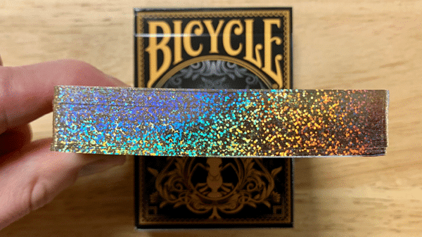 Ant Jeu de cartes Bicycle noir gilded