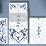 Tulip - playing cards by Dutch Card House Company - White