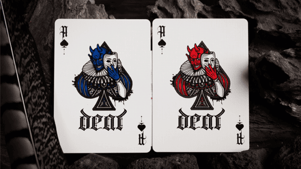 Deal with the Devil UV Jeux de cartes par Darkside Playing Card bleu 03