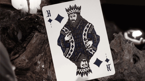 Deal with the Devil UV Jeux de cartes par Darkside Playing Card bleu 05