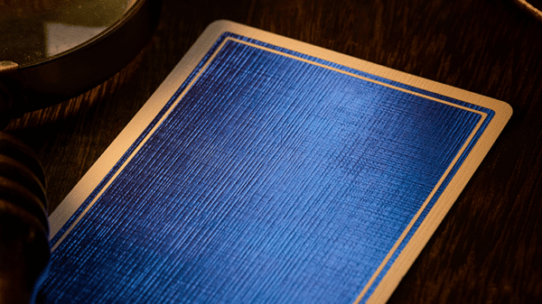 NOC The Luxury Collection Jeux de cartes par Riffle Shuffle The House of Playing Cards blue 02