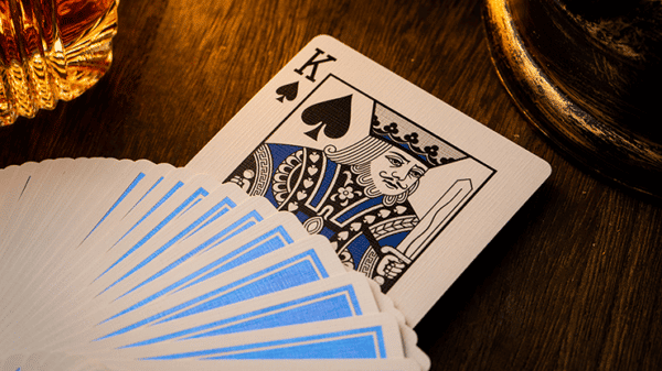 NOC The Luxury Collection Jeux de cartes par Riffle Shuffle The House of Playing Cards blue 03