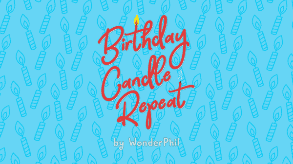 Birthday Candle Repeat par Wonder Phil