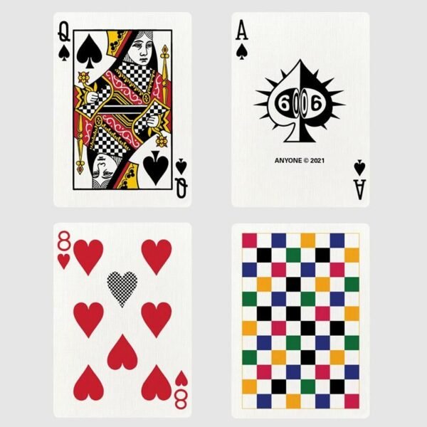 Checkerboard Jeu de cartes Multicolor03