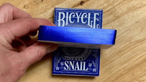 Snail Jeux de cartes Bicycle gilded bleu
