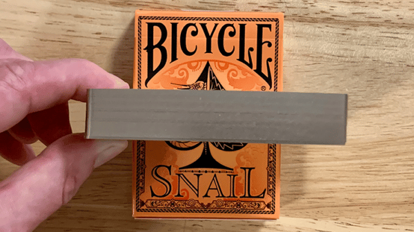 Snail Jeux de cartes Bicycle gilded orange