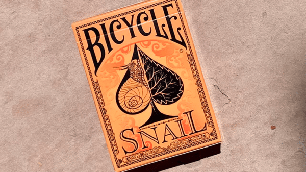 Snail Jeux de cartes Bicycle orange