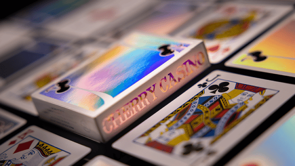Cherry Casino Sands Mirage Holographic Jeu de cartes02