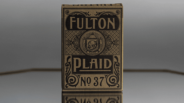 Fulton Plaid Jeux de cartes bourbon
