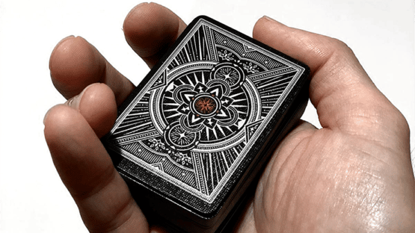 Mini Agenda Jeux de cartes noir