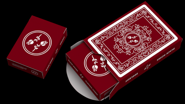 Black Roses Edelrot Jeu de cartes Mini avec boite collector03
