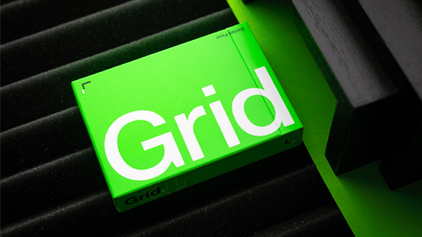 Grid Serie 4 Typographic Jeu de cartes