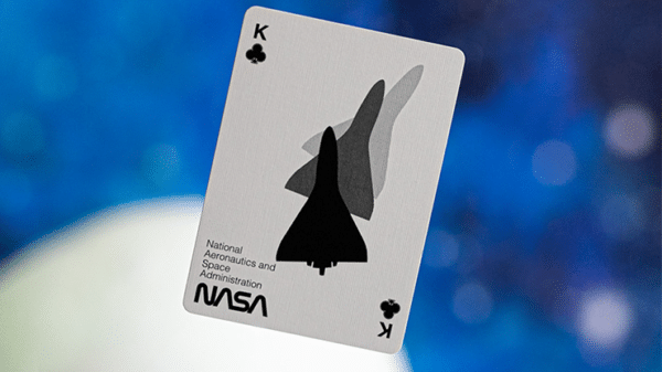 Official NASA worm Jeu de cartes4