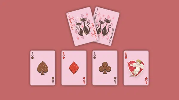Vintage Valentine - Jeu de cartes Bicycle – Image 5