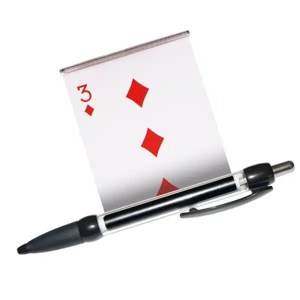 Longue carte sur le stylo