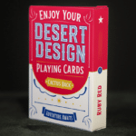 Desert Design (Ruby Red) playing cards