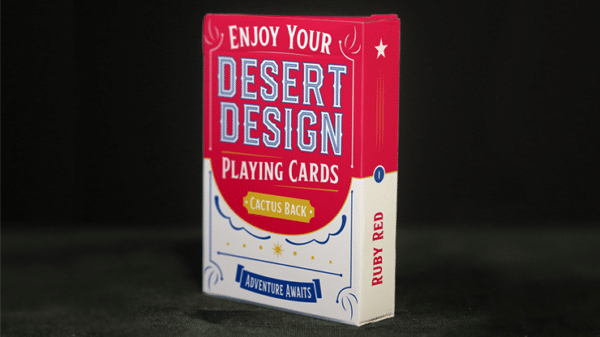 Desert Design Ruby Red Jeu de cartes