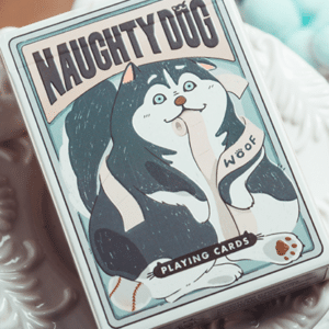 Naughty Dog Jeu de cartes par 808 Magic and Bacon Playing Card