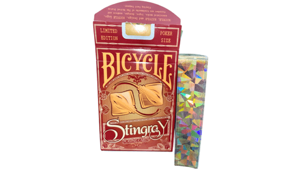 Stingray Jeux de cartes Bicycle gilded orange
