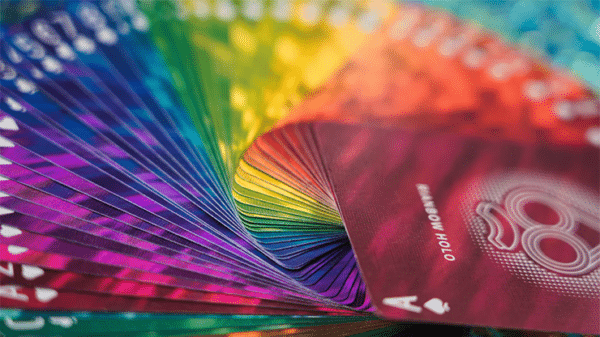 Rainbow HOLO Jeu de cartes par TCC Fashion05