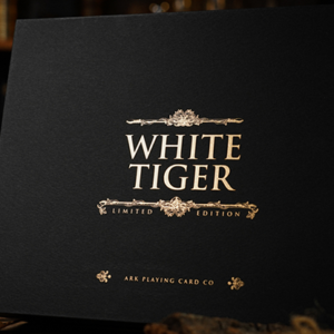 White Tiger Coffret par Ark Playing Cards black gold