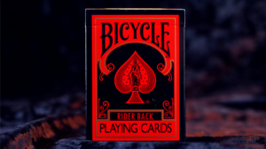 Bicycle Reverse Jeu de cartes rouge