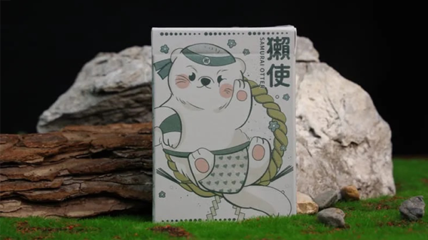 Samurai Otter Jeux de cartes bleu