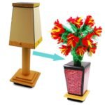 La lampe en vase à fleurs