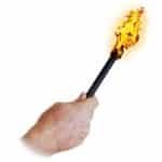 Torche en feu