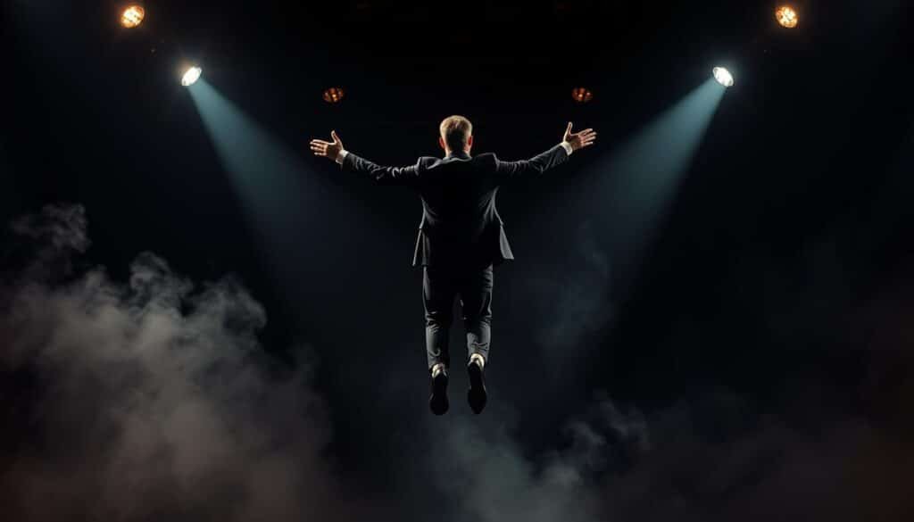 David Copperfield lévitation