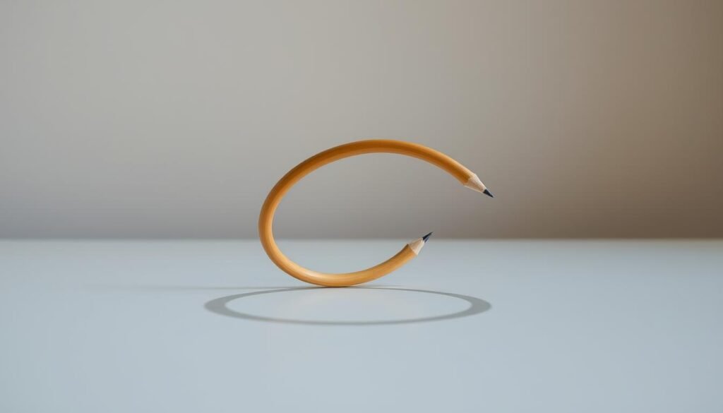 illusion du crayon flexible illusion du crayon flexible