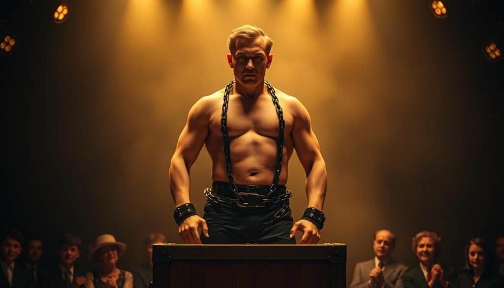 Houdini entraînement physique magicien, houdini, biographie