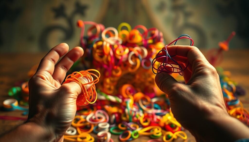 tours de magie avec élastiques tours de magie avec élastiques