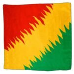 Foulard en soie - Version flamme