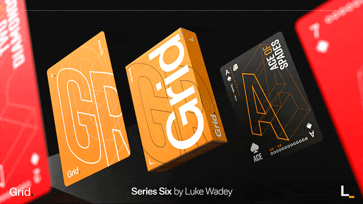 Grid Series Six- Typographic - Mazzo di carte