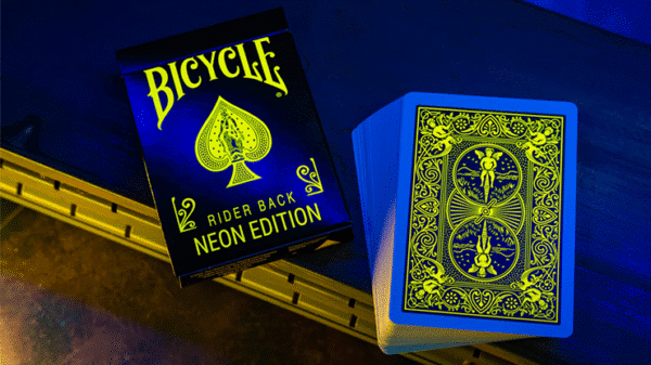 Neon rider back jaune - Jeu de cartes