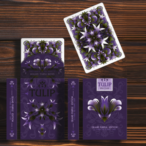 Grand Tulip violet - Mazzo di carte di Dutch Card House Company