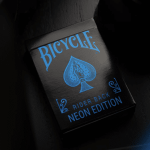 Bicycle Cool Blue Neon Rider Back Playing Cards