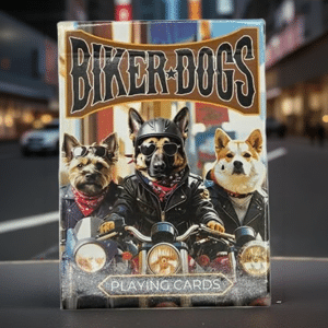 Biker Dogs - Jeu de cartes par Collectable Playing Cards